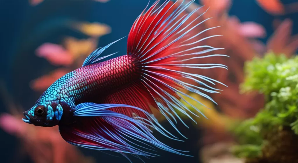Características do Peixe Betta Crown Tail
