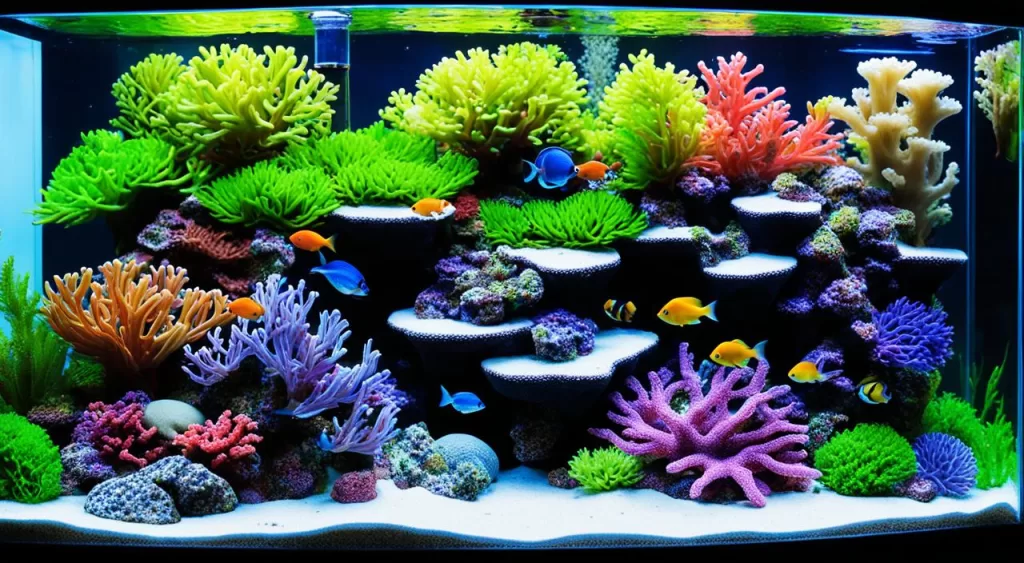 Equipamentos para aquário de água salgada