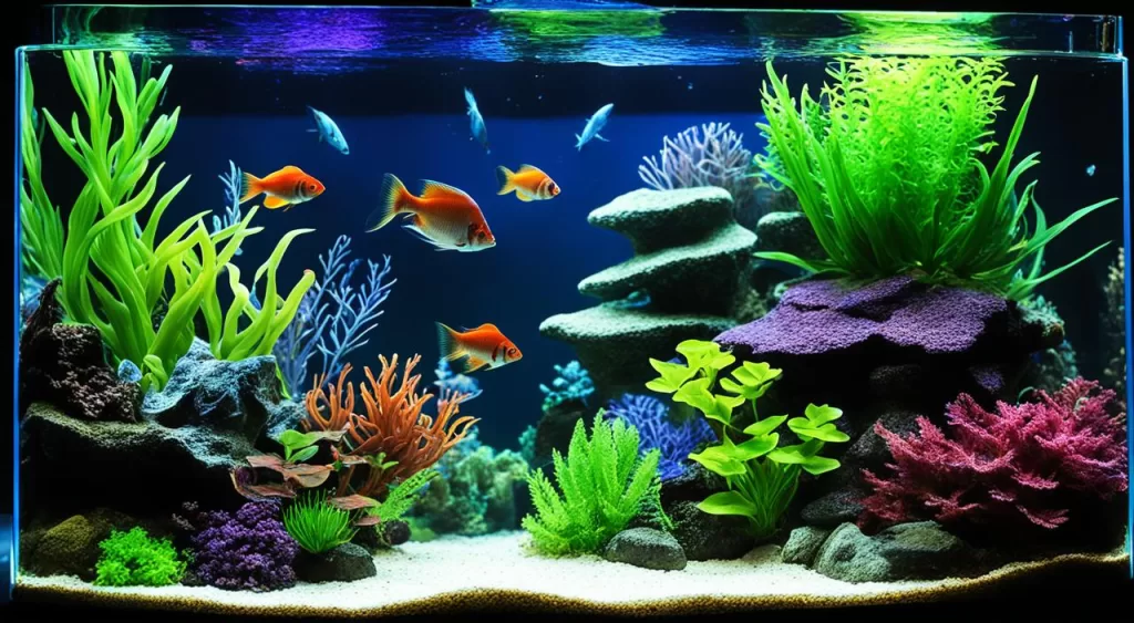 Iluminação para aquário