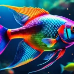 Peixe Tetra Arco-Íris Néon Multicolorido