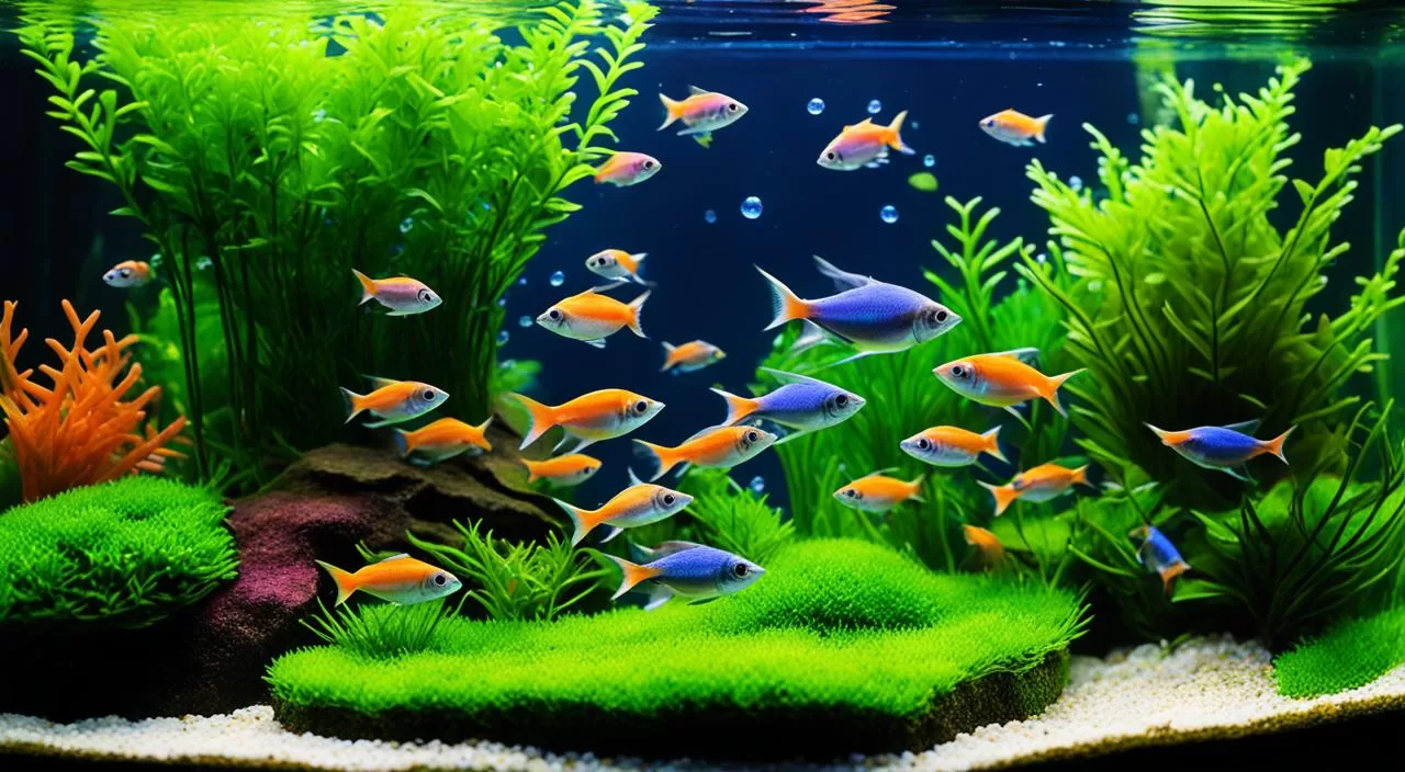 Peixe Tetra Pêssego