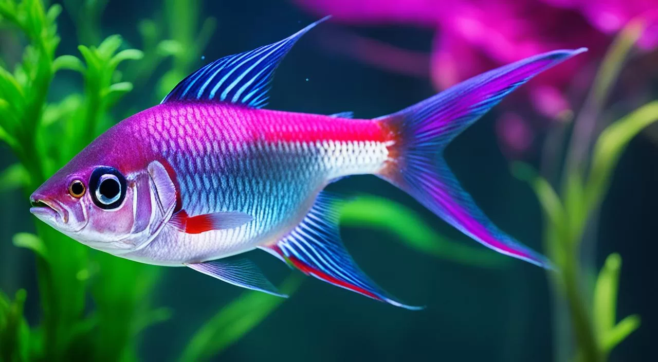 Peixe Tetra Rosa