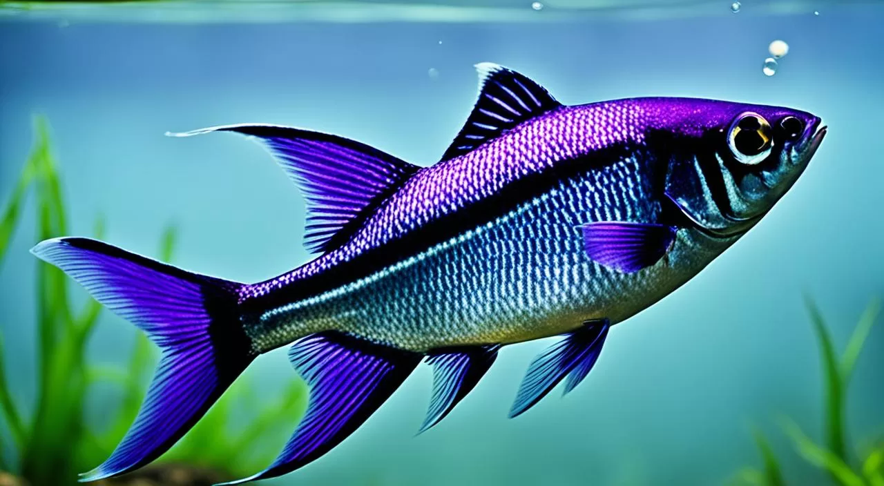 Peixe Tetra Roxo Escuro