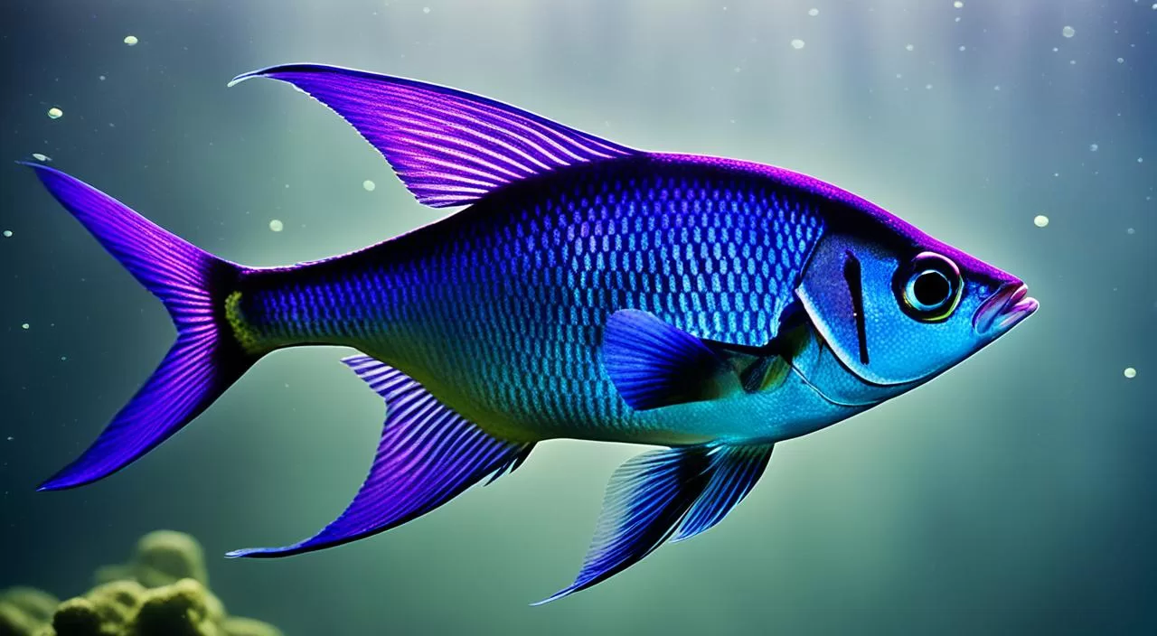 Peixe Tetra Violeta