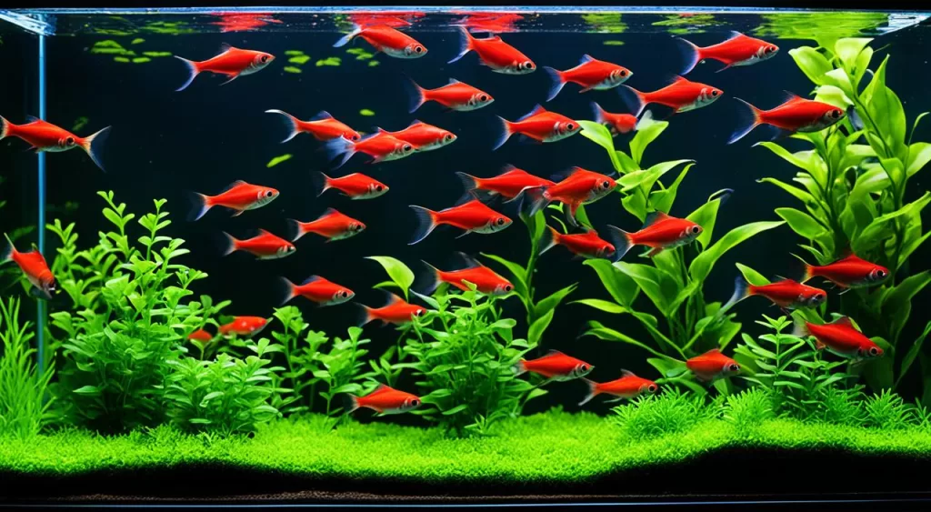 Tamanho do Aquário para Peixe Tetra Vermelho