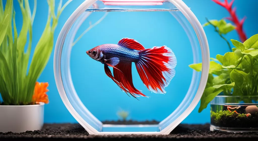 Treinamento de truques para o Peixe Betta