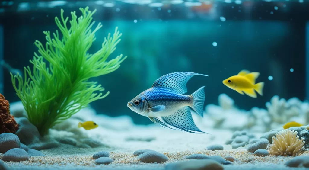 alimentação de peixe cometa