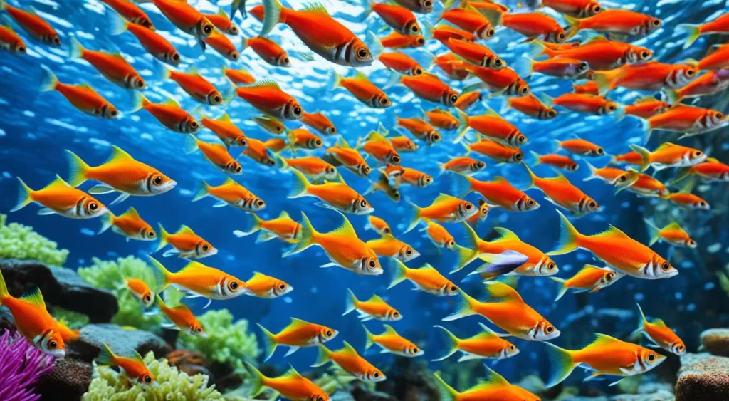 alimentação de peixe tetra serpae