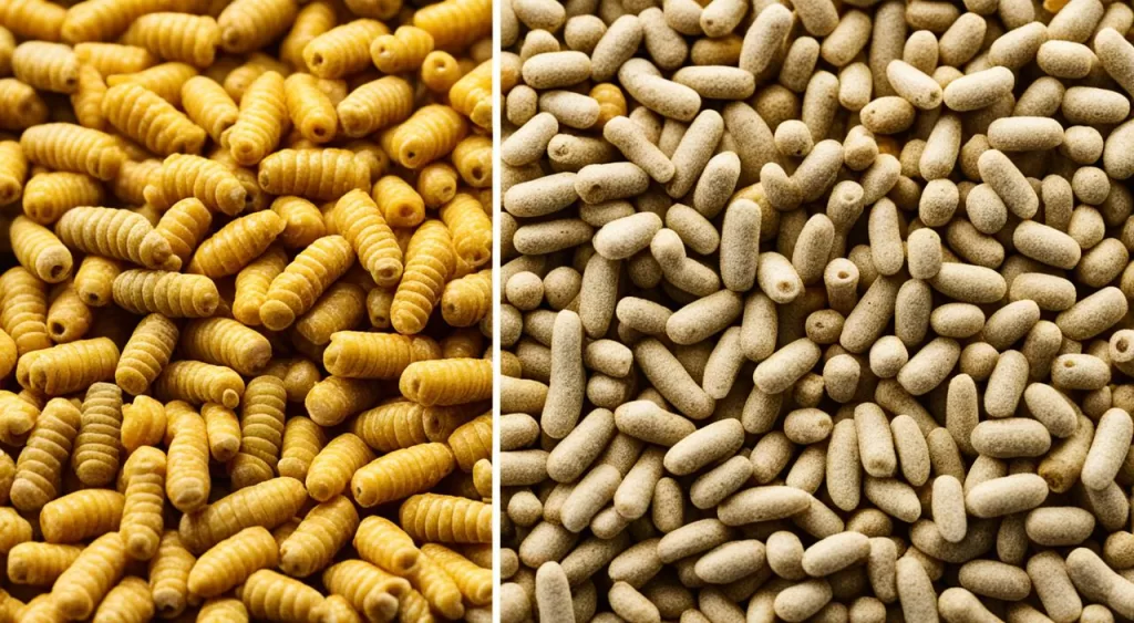 alimentação natural vs. ração comercial