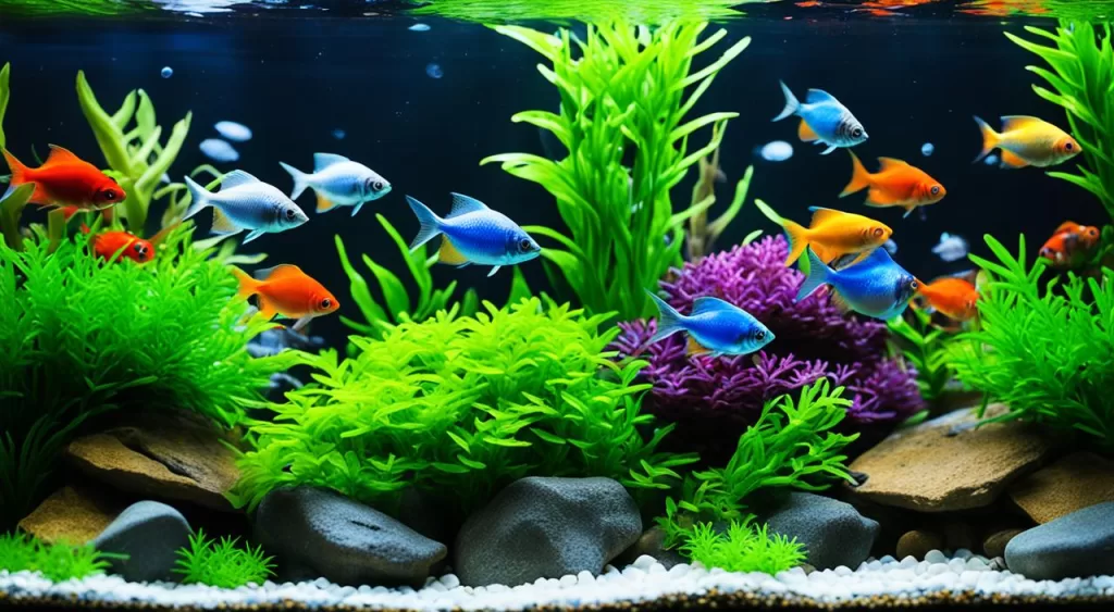 aquário para peixe Tetra