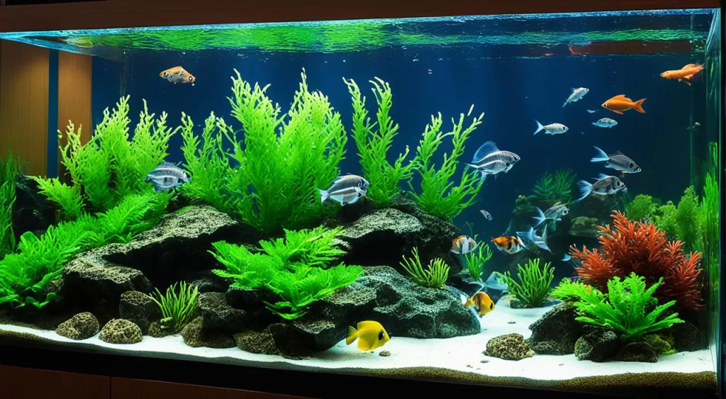 aquário para peixe oscar