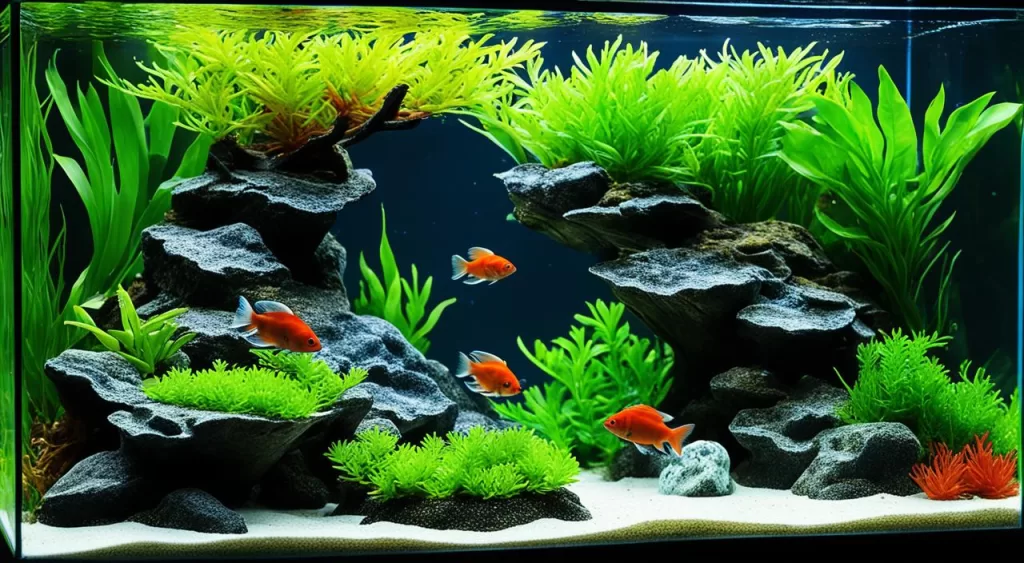 aquário para peixe oscar