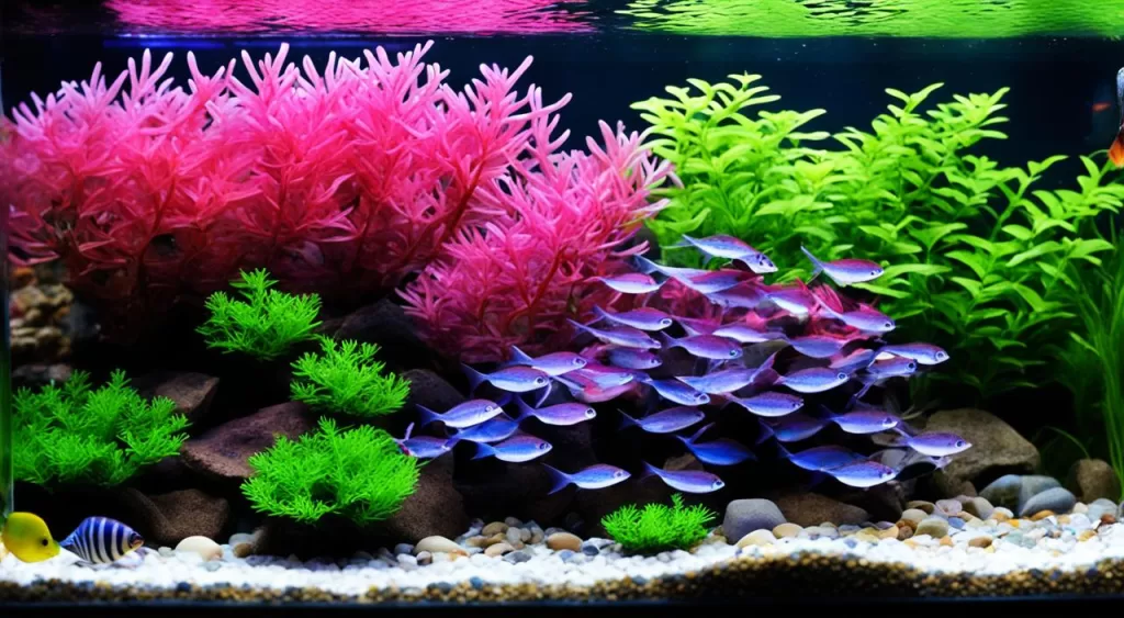 aquário para peixe tetra arco-íris rosa aquário para peixe tetra arco-íris rosa