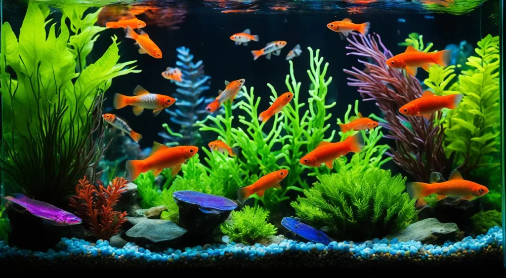 aquarium with fish