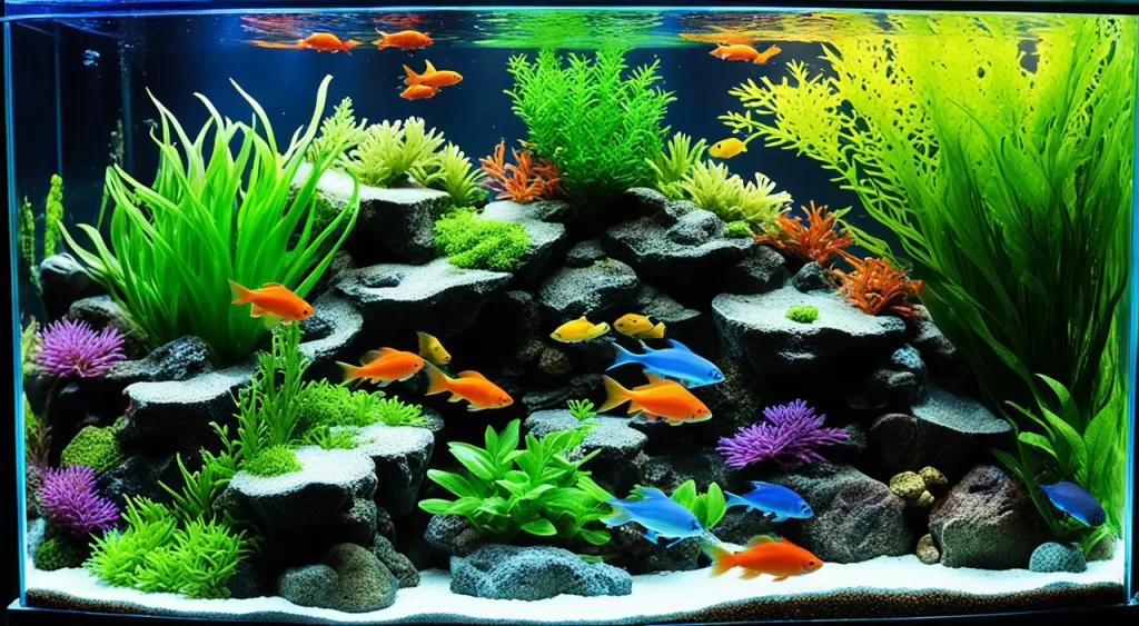 como montar um aquário