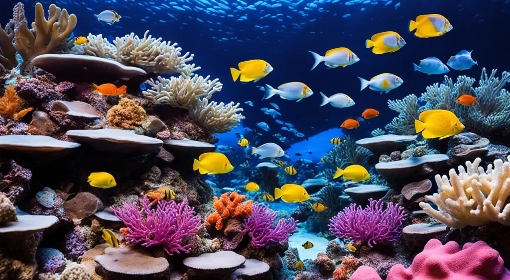 escolha de peixes marinhos