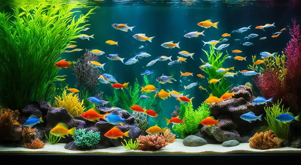 fotoperíodo em aquários