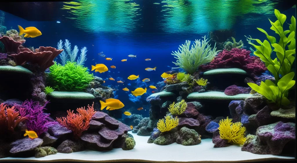 fotoperíodo em aquários