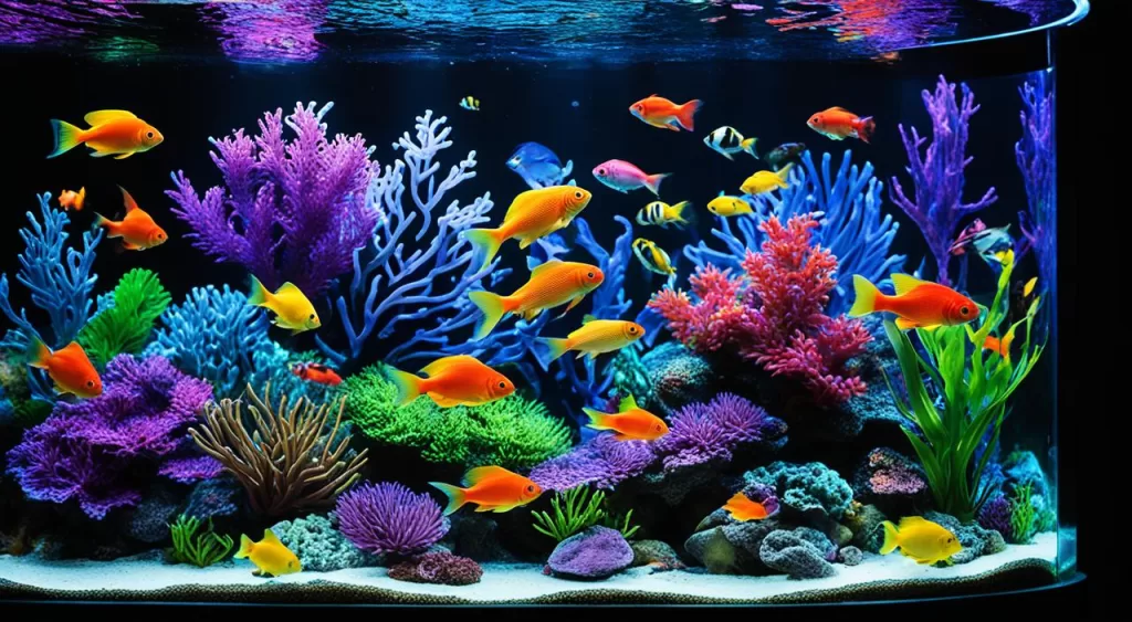 iluminação de aquário iluminação de aquário