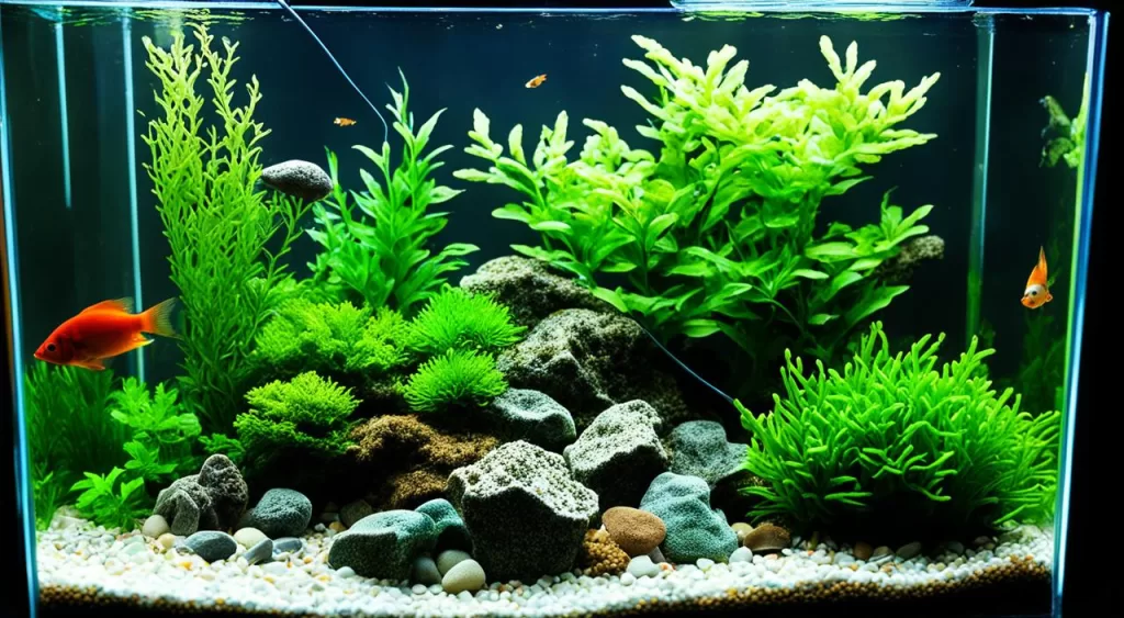 itens para montar um aquário