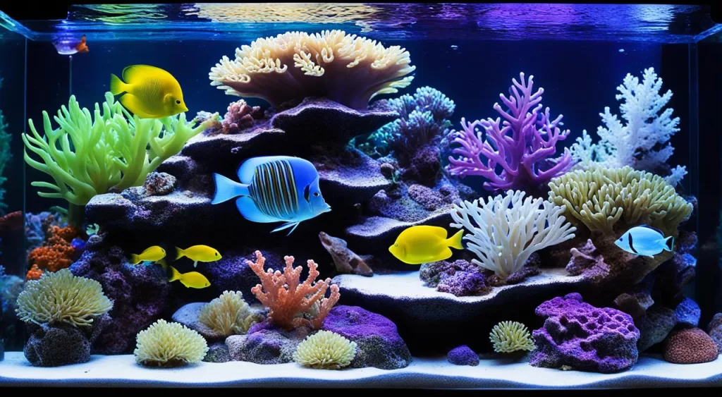 lâmpadas para aquário de água salgada