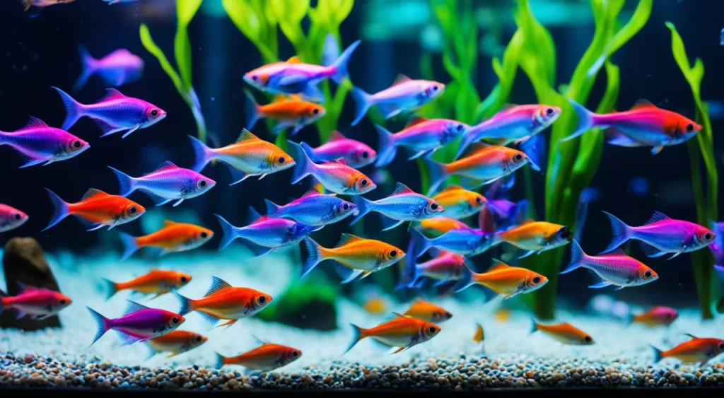 preço de peixe tetra arco-íris néon
