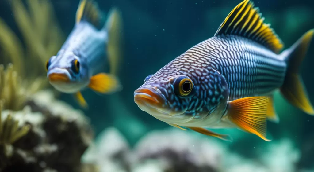 reprodução de peixe cometa