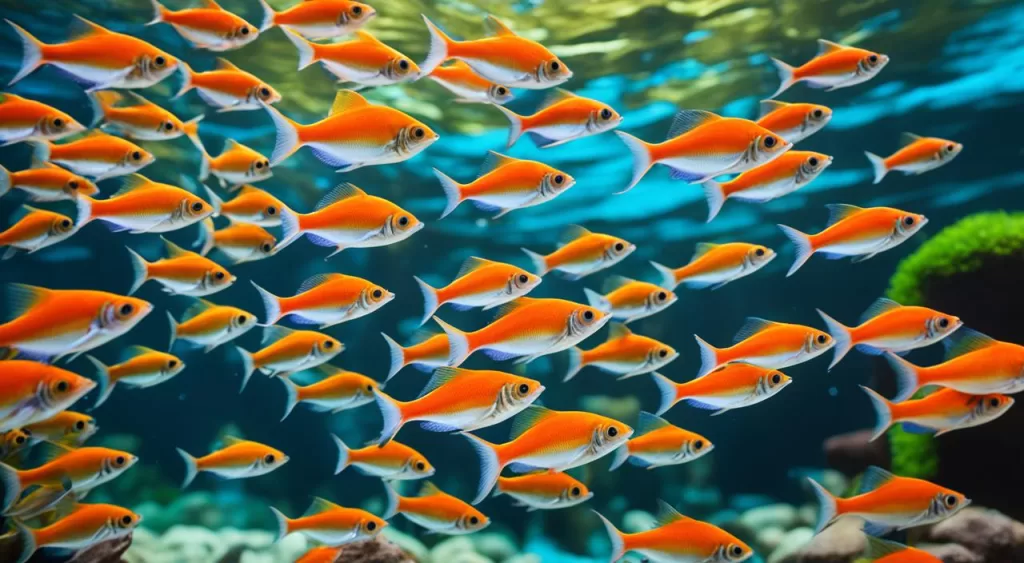 tipos de peixe tetra pêssego