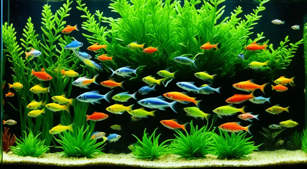 tipos de peixe tetra verde