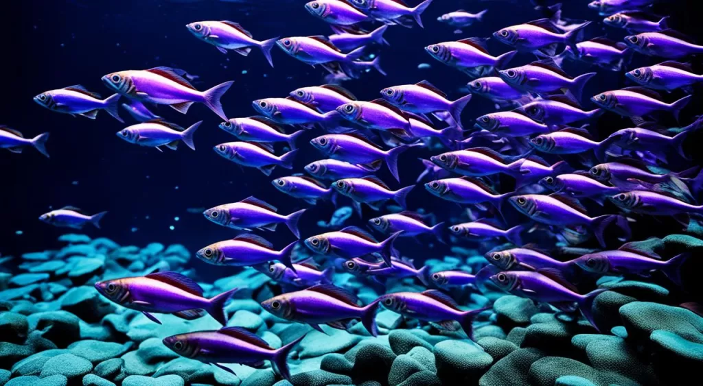 tipos de peixe tetra violeta