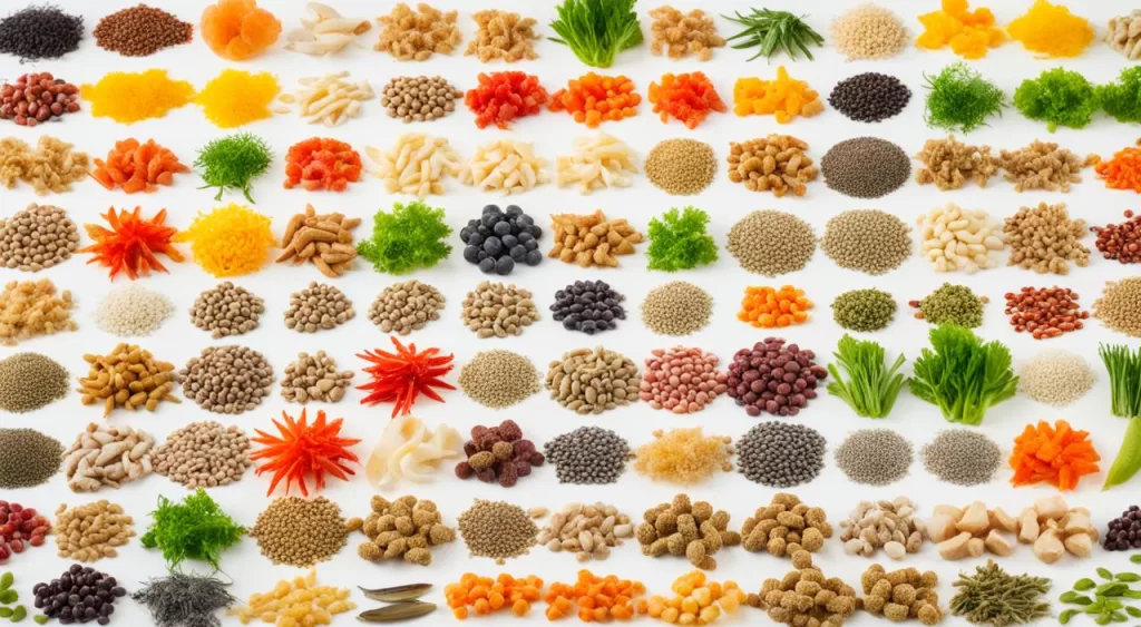 variedade na alimentação