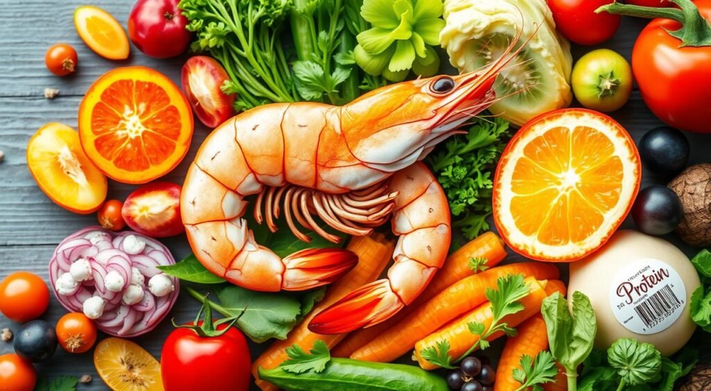 valor nutricional do camarão
