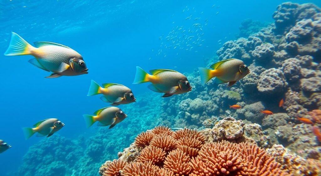 Comportamento do peixe papagaio
