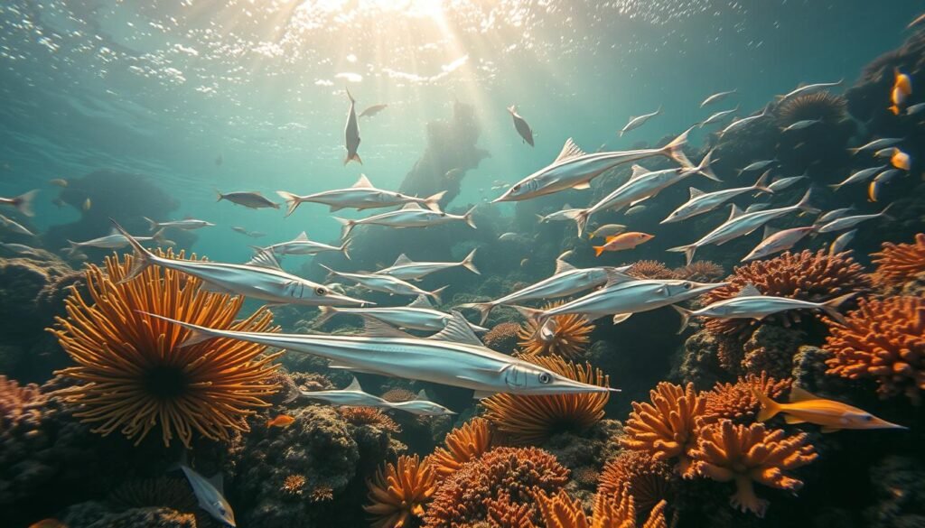 comportamento do Peixe Agulhinha